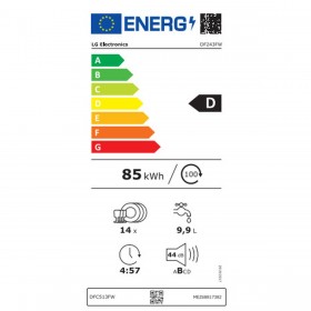 Lavastoviglie LG DF243FW Bianco 60 cm