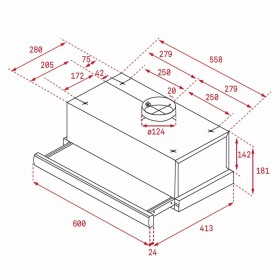 Cappa Classica Teka TL6420.2WH Bianco