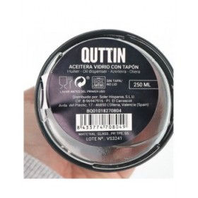 Oliera Quttin Tappo Dosatore 250 ml Vetro (12 Unità)