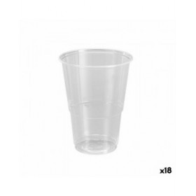 Set di bicchieri riutilizzabili Algon Plastica Trasparente 12 Pezzi 500 ml (18 Unità)