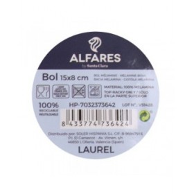 Ciotola Alfares Melammina Laurel 15 x 7 cm (24 Unità)