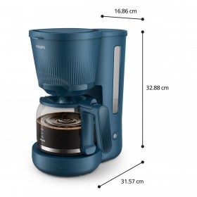 Caffettiera Americana Philips HD7411/70 Azzurro 1,3 L