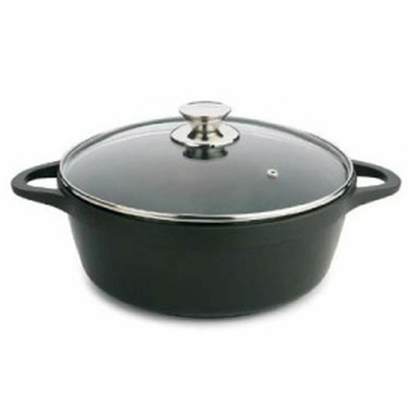 Casseruola con coperchio Valira 4142/25 Nero