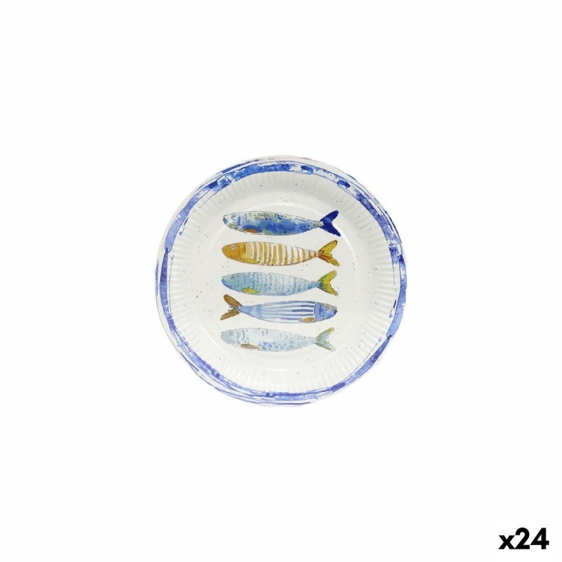 Set di piatti Inde 20 cm 10 Pezzi (24 Unità)