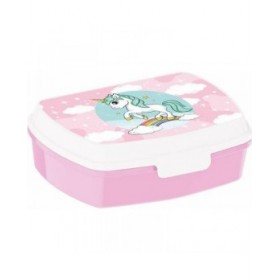 Porta pranzo Stor Rosa polipropilene Unicorno Rettangolare