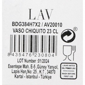 Bicchiere LAV Bodega Vetro 23 cl