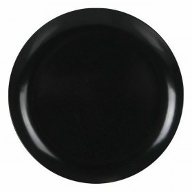 Piatto da Dolce La Mediterránea Melammina Antracite 20 cm (24 Unità)