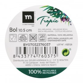 Ciotola La Mediterránea  TROPIC 10 x 5 cm (36 Unità)