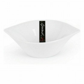 Ciotola per Aperitivi Pica-pica gourmet Bianco 15 x 11,5 x 4,2 cm (24 Unità)