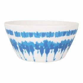 Insalatiera Santa Clara Tie-Dye Azzurro Bianco Melammina (24 Unità)