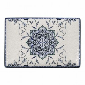 Teglia da Cucina La Mediterránea Rosetta Porcellana Rettangolare 30 x 20 x 2,5 cm (6 Unità)