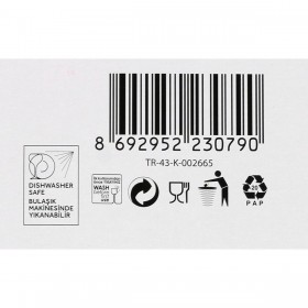 Set di Bicchieri LAV Assos 490 ml 6 Pezzi (8 Unità)