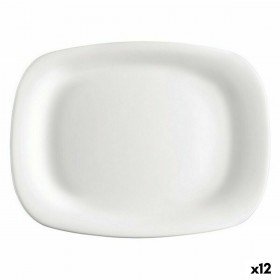 Piatto da pranzo Bormioli Parma Rettangolare (12 Unità) (24 x 34 cm)