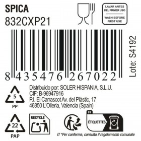 Calice La Mediterránea Spica Prugna 320 ml (36 Unità)