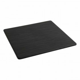 Piatto da pranzo Inde Africa Nero Melammina Quadrato 35 x 35 x 0,7 cm (6 Unità)