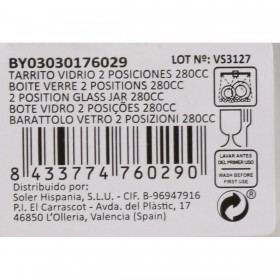 Vaso Mediterraneo Vetro 280 ml 9,2 x 7,1 x 9,3 cm (48 Unità)