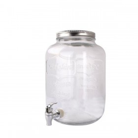 Bidone d'Acqua con Rubinetto La Mediterránea Vetro 4 L (6 Unità)