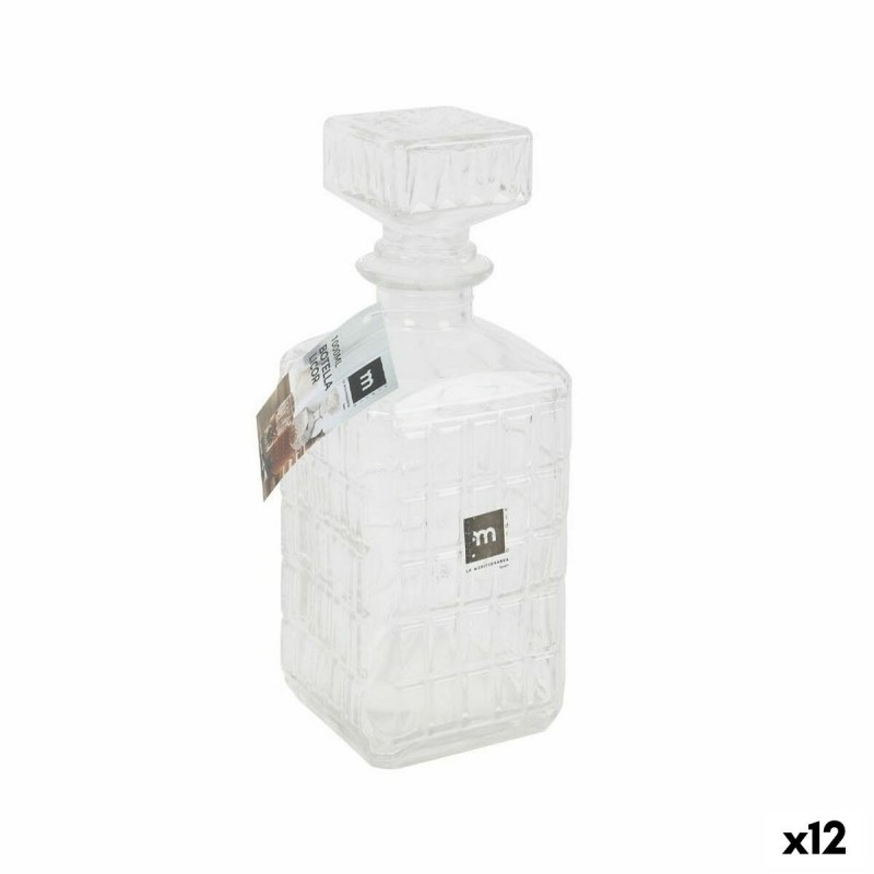 Borraccia La Mediterránea Vetro 1 L 1L Liquore (12 Unità)