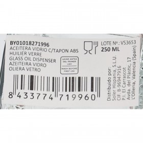 Oliera Anna Tappo Dosatore Vetro 250 ml (12 Unità)