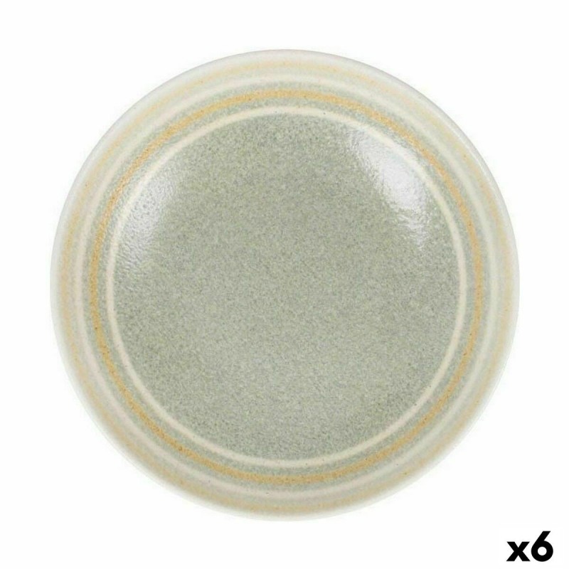 Piatto Fondo Santa Clara Kenia Porcellana Ø 20,5 cm (6 Unità)