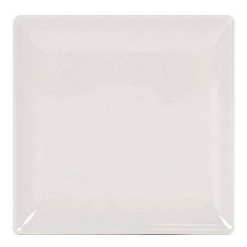 Piatto da pranzo La Mediterránea Elite Gres Avorio 21 x 21 x 2 cm (21 cm)