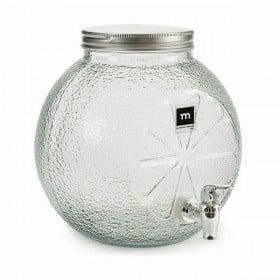 Dispenser di bevande La Mediterránea Rubinetto Vetro 5 L (4 Unità)