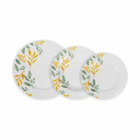 Set di Stoviglie La Mediterránea Bolonia Rotonda 12 Pezzi (2 Unità)