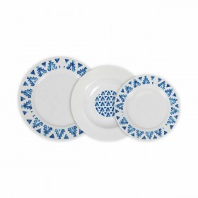 Set di Stoviglie La Mediterránea Marvin Rotonda 12 Pezzi (2 Unità)