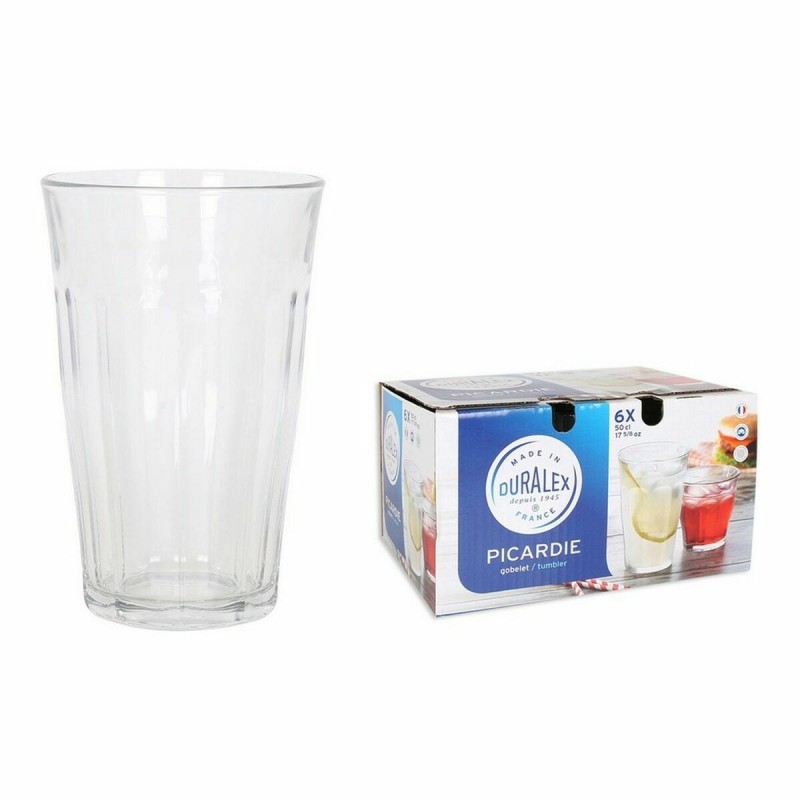 Set di Bicchieri Duralex Picardie Cristallo (6 Unità)
