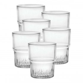 Set di Bicchieri Duralex 1013AB06 Trasparente Cristallo 160 ml Impilabile 6 Pezzi (6 Unità) (6 pcs)