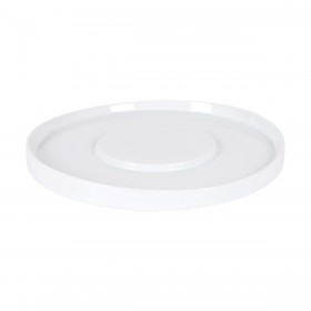 Piatto da pranzo Inde Bianco