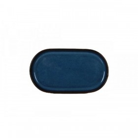 Vassoio per aperitivi La Mediterránea Chester Azzurro Ovale 13 x 8 x 4 cm (24 Unità)