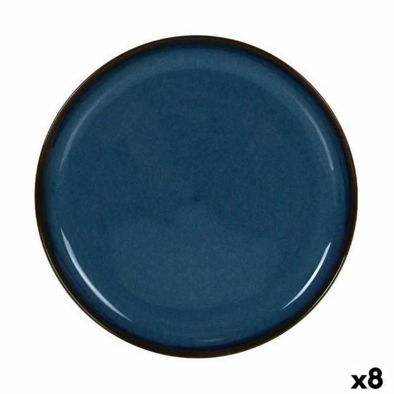 Vassoio per aperitivi La Mediterránea Chester Azzurro Rotonda 24,3 x 2,5 cm (8 Unità)