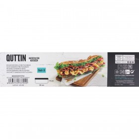 Sacchetto Riutilizzabile per Alimenti Quttin 30 x 15 cm (3 Unità)