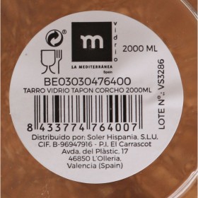 Vaso La Mediterránea 2 L Vetro (6 Unità)