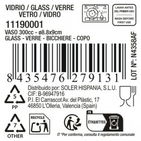 Bicchiere La Mediterránea Odiel 300 ml (48 Unità)