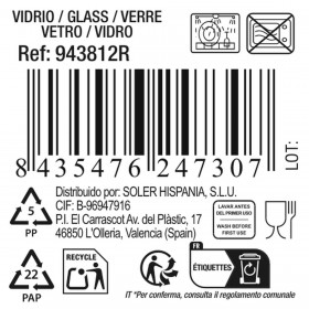 Ciotola La Mediterránea Andra 375 ml ø 13 x 5 cm (24 Unità)