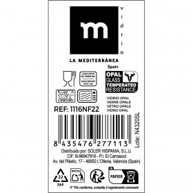Teglia da Cucina La Mediterránea Palaos Rettangolare 23 x 16,4 cm (36 Unità)