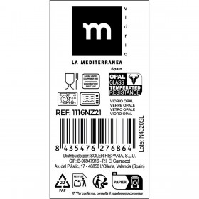 Teglia da Cucina La Mediterránea Everett Ovale 30,4 x 22,7 cm (12 Unità)