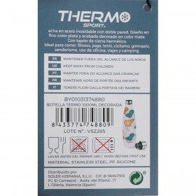 Bottiglia Térmica ThermoSport Fogli 1 L (6 Unità)