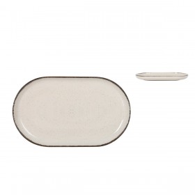Vassoio per aperitivi La Mediterránea Anllo Ovale 25 x 15 x 2,2 cm (18 Unità)