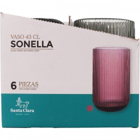 Bicchiere di acqua Santa Clara Sonella Verde 430 ml (36 Unità)