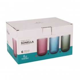 Bicchiere di acqua Santa Clara Sonella Verde 430 ml (36 Unità)