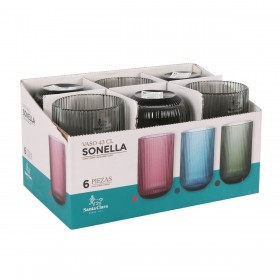 Bicchiere di acqua Santa Clara Sonella Verde 430 ml (36 Unità)