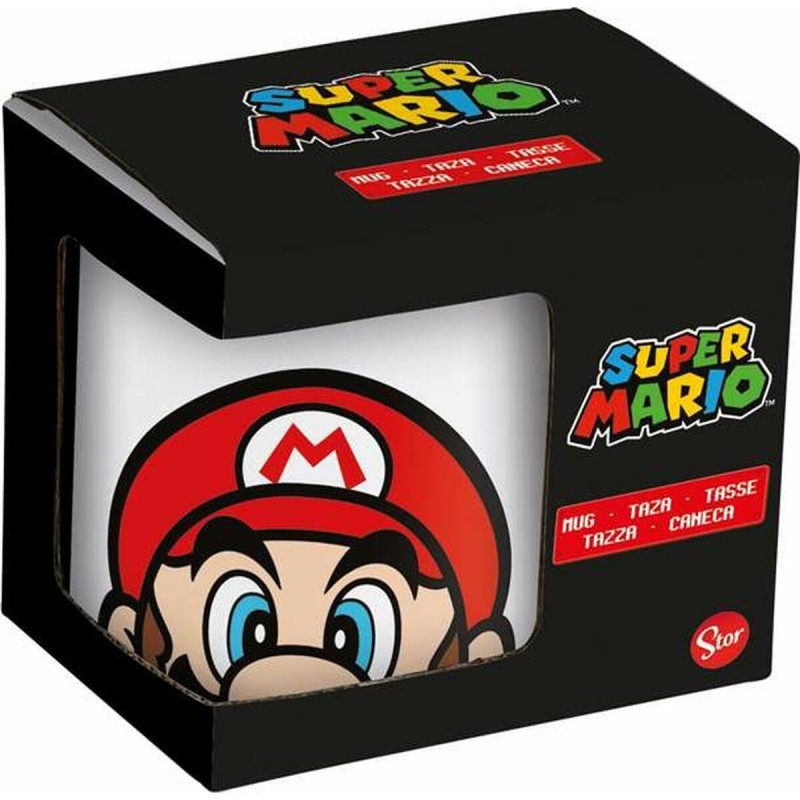 Tazza di Ceramica Super Mario Bianco 325 ml Per bambini Ceramica