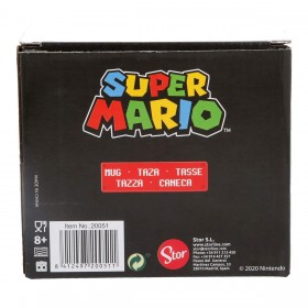 Tazza di Ceramica Super Mario Bianco 325 ml Per bambini Ceramica
