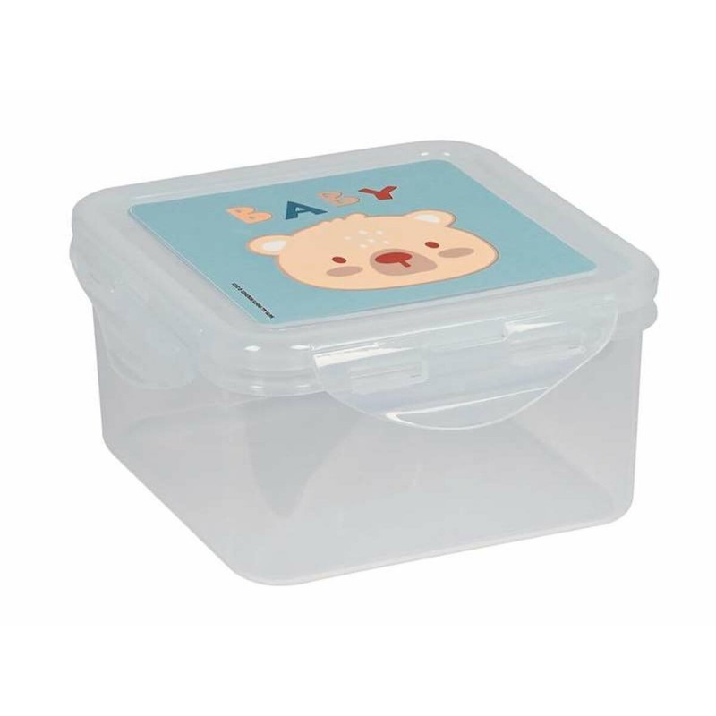 Porta pranzo Safta Baby bear Blu Pastello Poliuretano 13 x 7,5 x 13 cm
