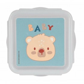 Porta pranzo Safta Baby bear Blu Pastello Poliuretano 13 x 7,5 x 13 cm