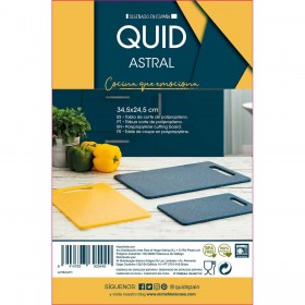 Tagliere Quid Astral Giallo Plastica 31 x 20 x 0,5 cm