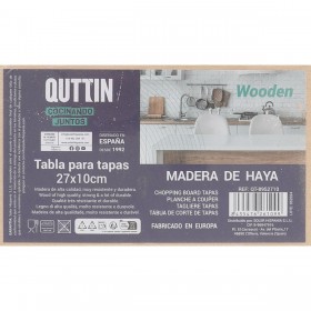 Tagliere Quttin Quttin Marrone 27 x 10 cm (12 Unità)